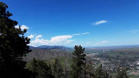 Overlooking Denver from Lookout Mountain