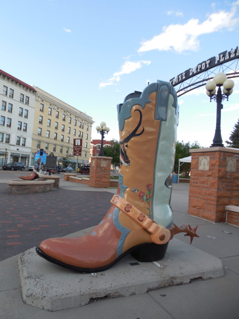 Cowboy boot #15 at Cheyenne Depot Plaza