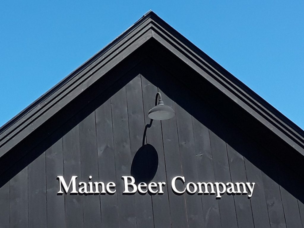 Maine Beer Company Freeport Maine entrance