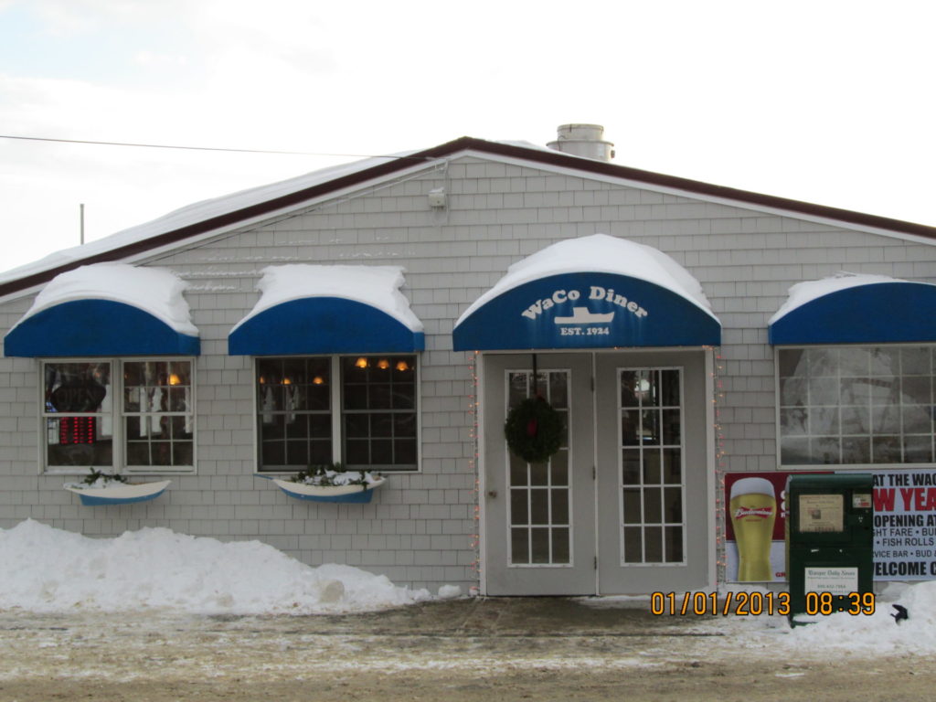 Waco Diner in Bank Square Eastport Maine