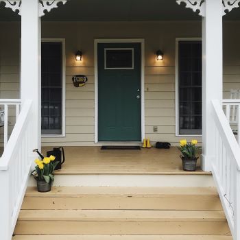 Front porch of house on 50plusses.com