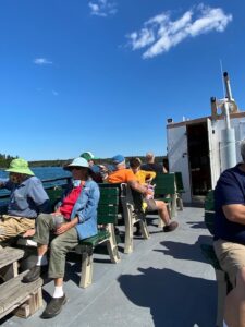 Aboard the Quoddy Dam ferry boat