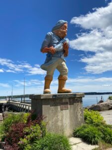 Fisherman statue, Eastport, Maine