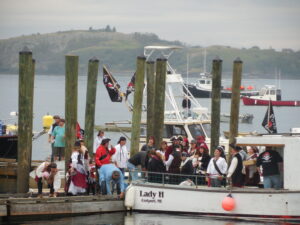 Pirates arriving in Lubec