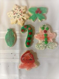 Christmas Frosted Sugar Cookies on 50plusses.com