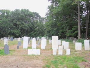 More gravestones in Old Burial Ground Essex, Mass.