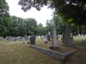 View of Old Burial Ground Essex, Mass.