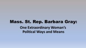 Slide 1 - Barbara Gray Zoom Presentation