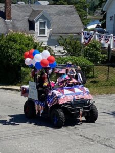 Float in Lubec 4th of July Parade