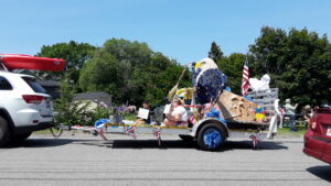 Eagle Float in Lubec, ME July 4th parade