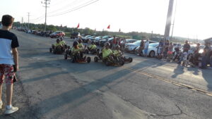 Anah Shriners go-carts in Machias, ME July 4th parade