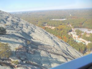 View from Stone Mountain cable car