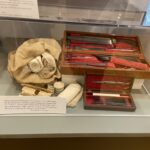 Civil War surgeon's kit at Greenfield Historical Society