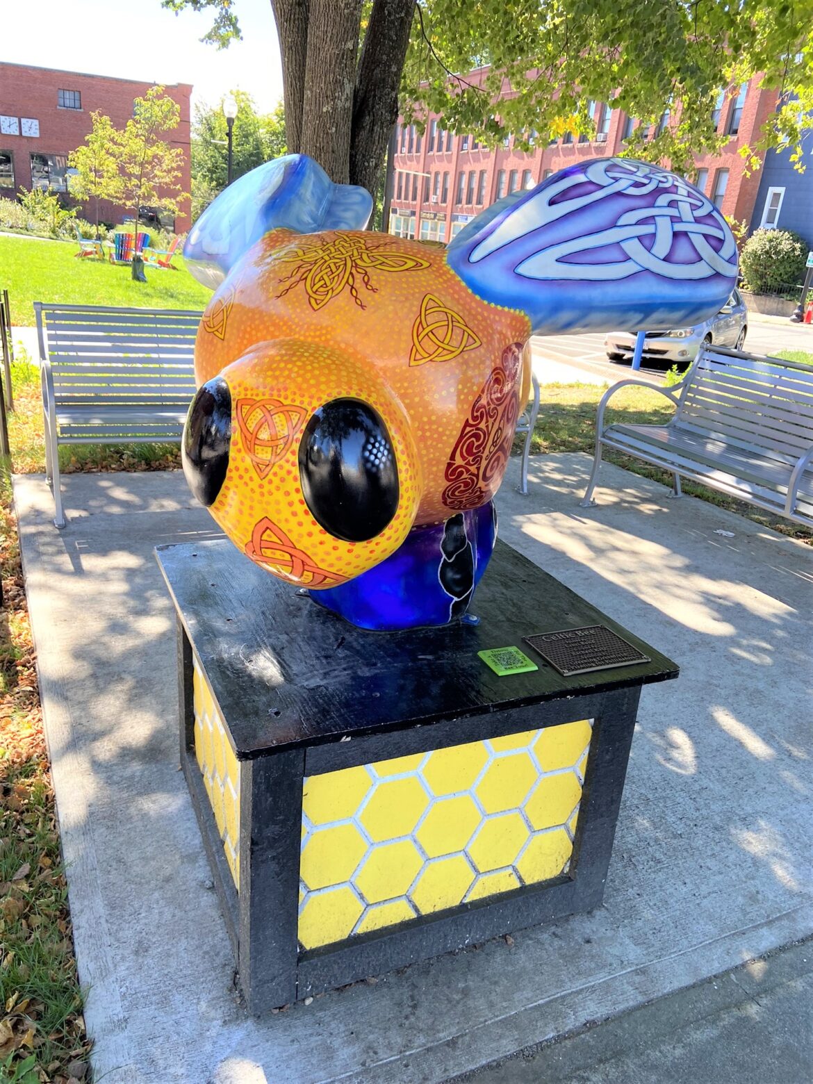 Celtic Bee Sculpture, Greenfield, Mass.