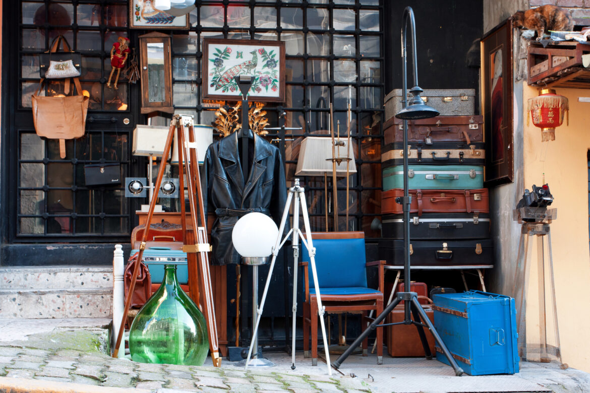 Vintage luggage and furnishings you can sell on consignment